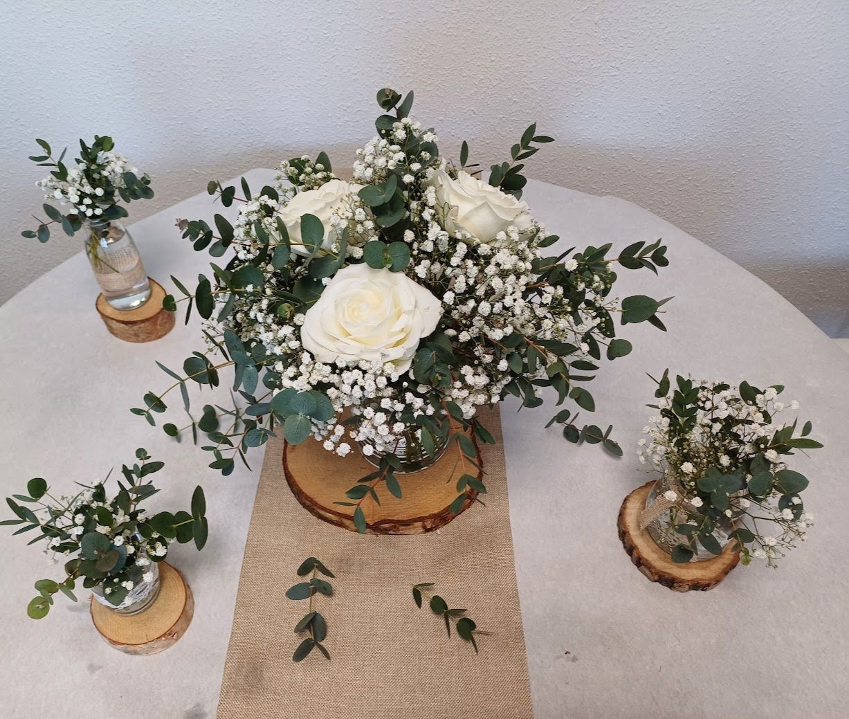 Fleurs pour mariage nature et simple par fleuriste A Fleur d'Art Auterive Tina Black